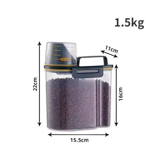 Conteneur de Rangement pour Nourriture Animale avec Dosette de Mesure - UNIVERS ANIMALS