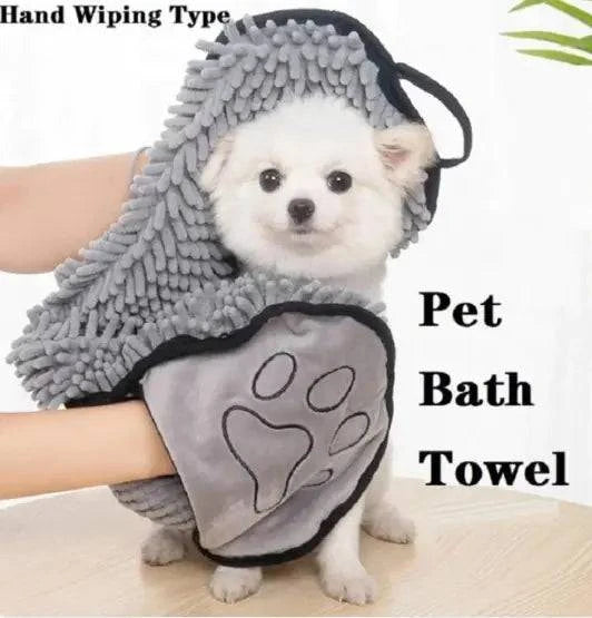 Serviette de Bain pour Chien en Microfibre - UNIVERS ANIMALS