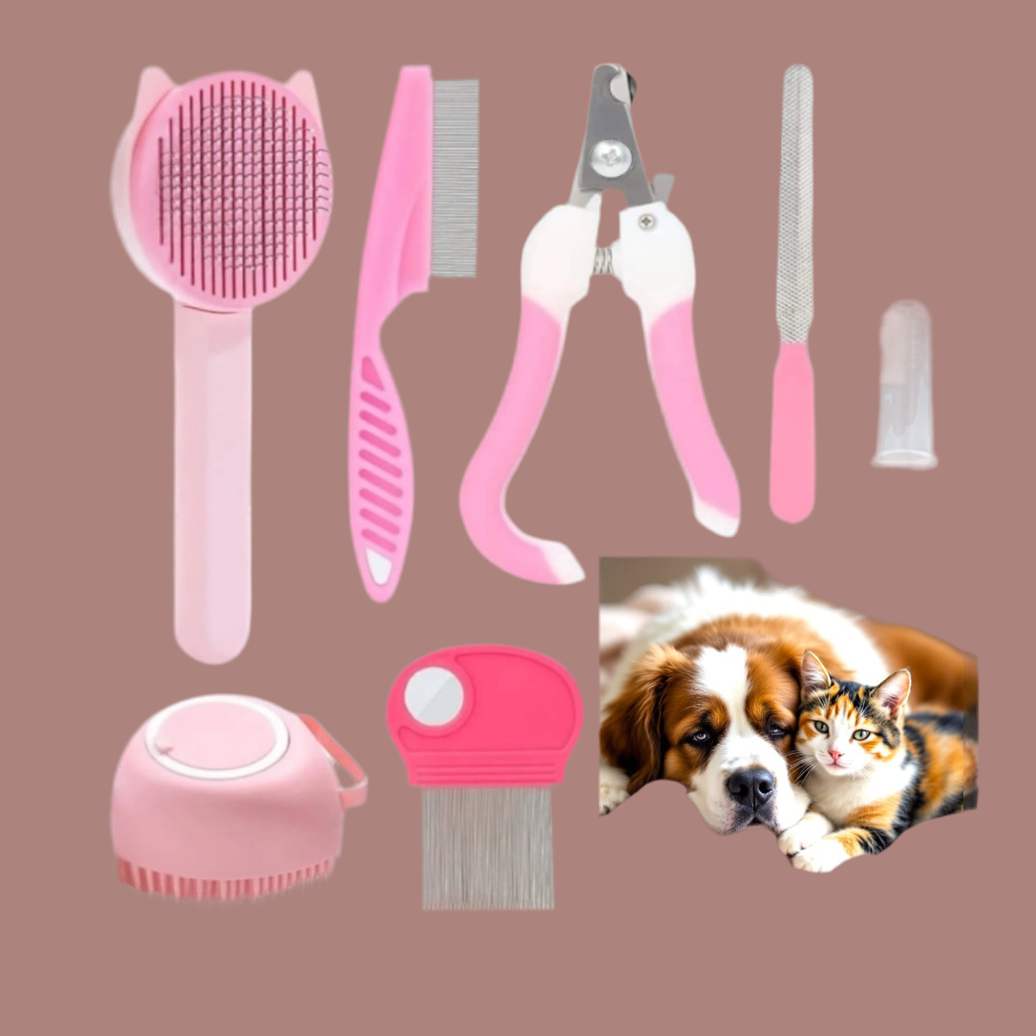 Brosse à Poils chien et chat - UNIVERS ANIMALS