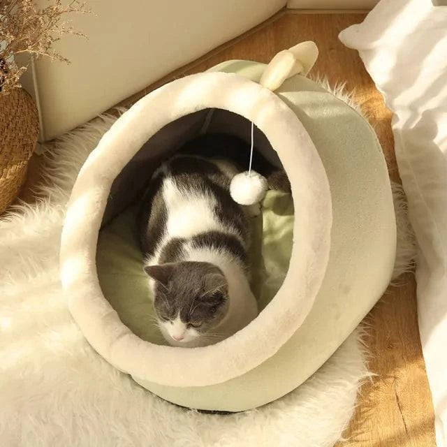 Lit Douillet pour Chat - Panier Confortable et Chaleureux - UNIVERS ANIMALS