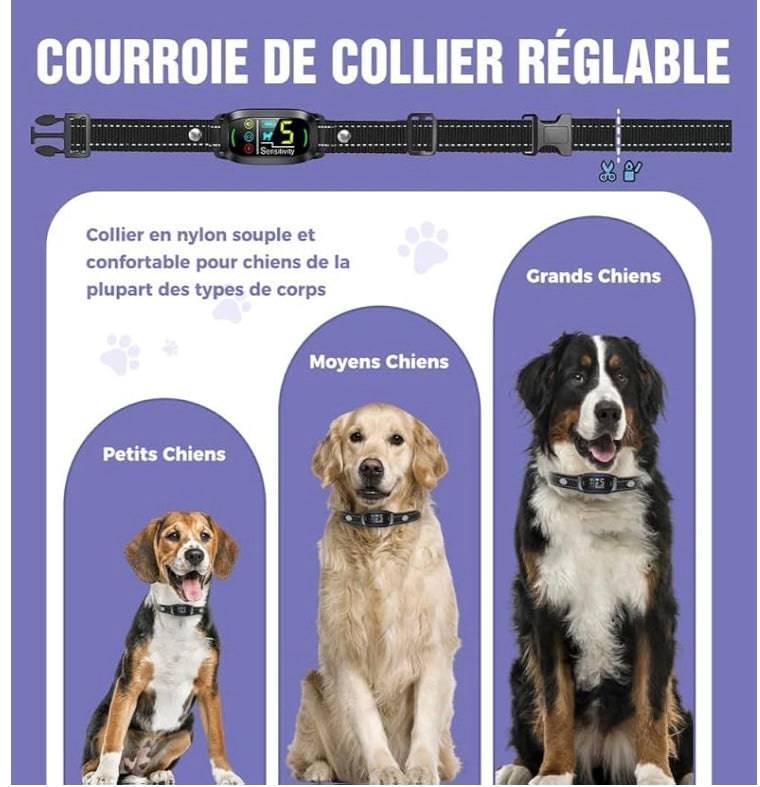 Collier Anti Aboiement chien - UNIVERS ANIMALS