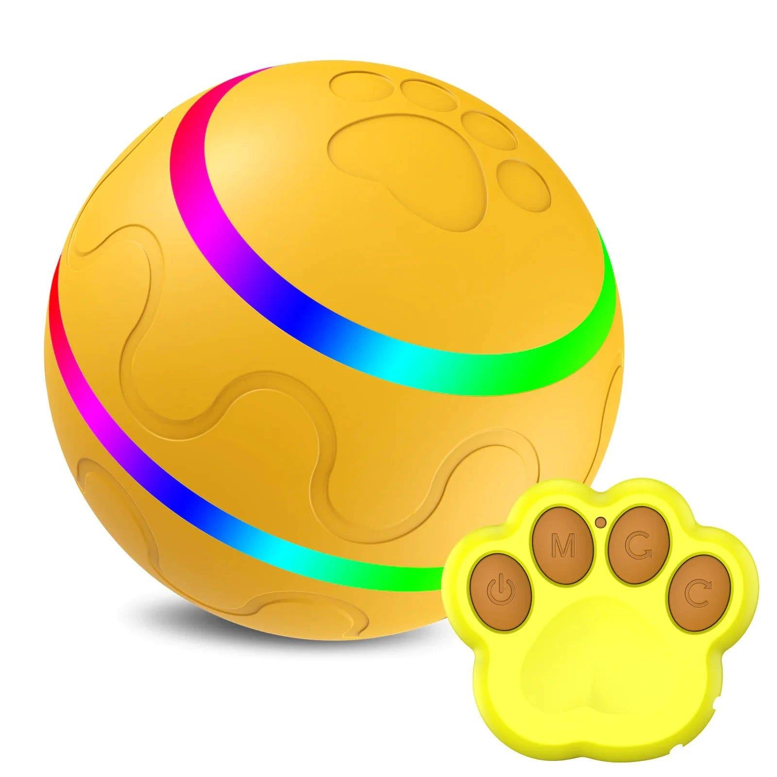 Balle Intelligente Rotative USB pour Chien et chat - Jouet Automatique et Interactif - UNIVERS ANIMALS