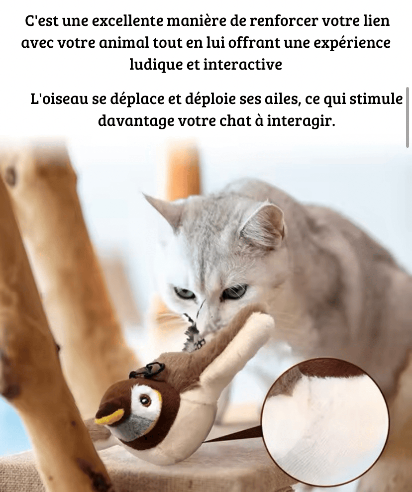 Jouet en Peluche Interactif -chat Lynday - UNIVERS ANIMALS