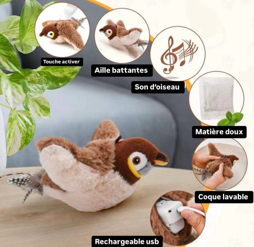 Jouet en Peluche Interactif -chat Lynday - UNIVERS ANIMALS