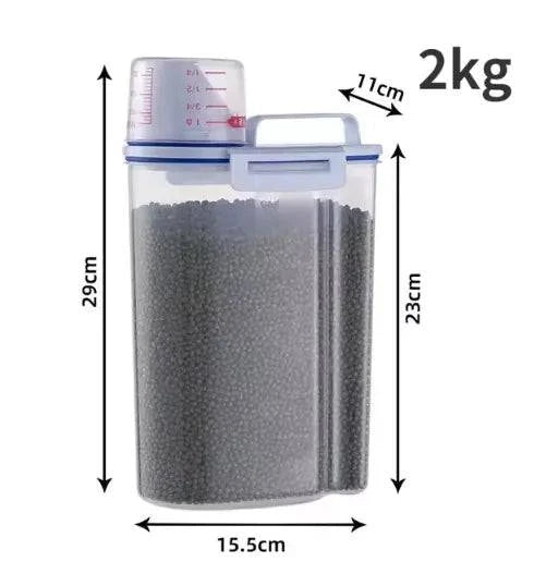 Conteneur de Rangement pour Nourriture Animale avec Dosette de Mesure - UNIVERS ANIMALS