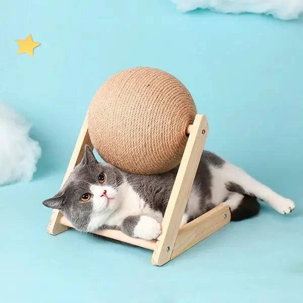 Jouets à mordiller avec corde et planche pour griffer chat - UNIVERS ANIMALS