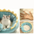Lit Chaud avec Dinosaure Adorable POUR CHAT - UNIVERS ANIMALS