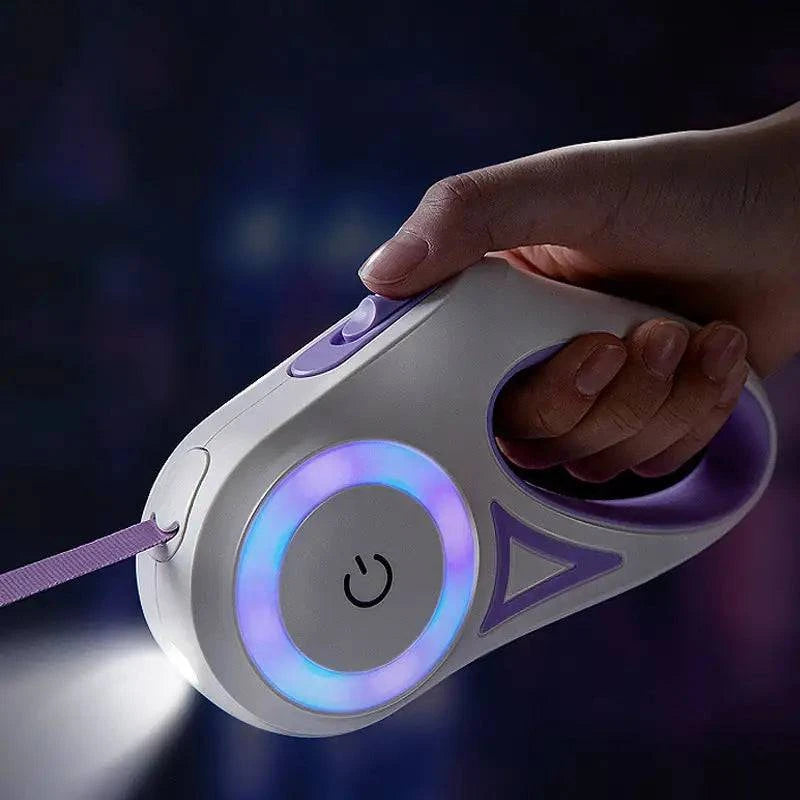 Laisse pour chien avec lumières LED - UNIVERS ANIMALS