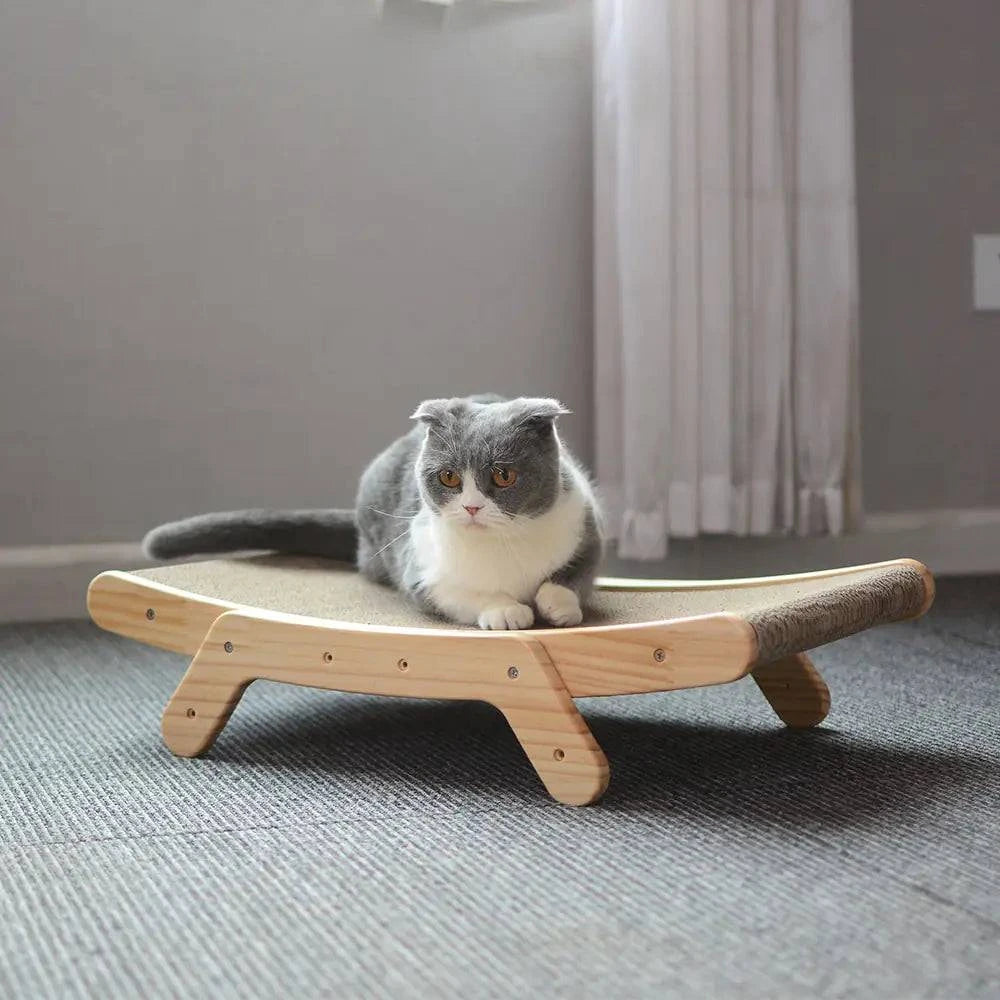 griffoir en bois élégant pour chat - UNIVERS ANIMALS