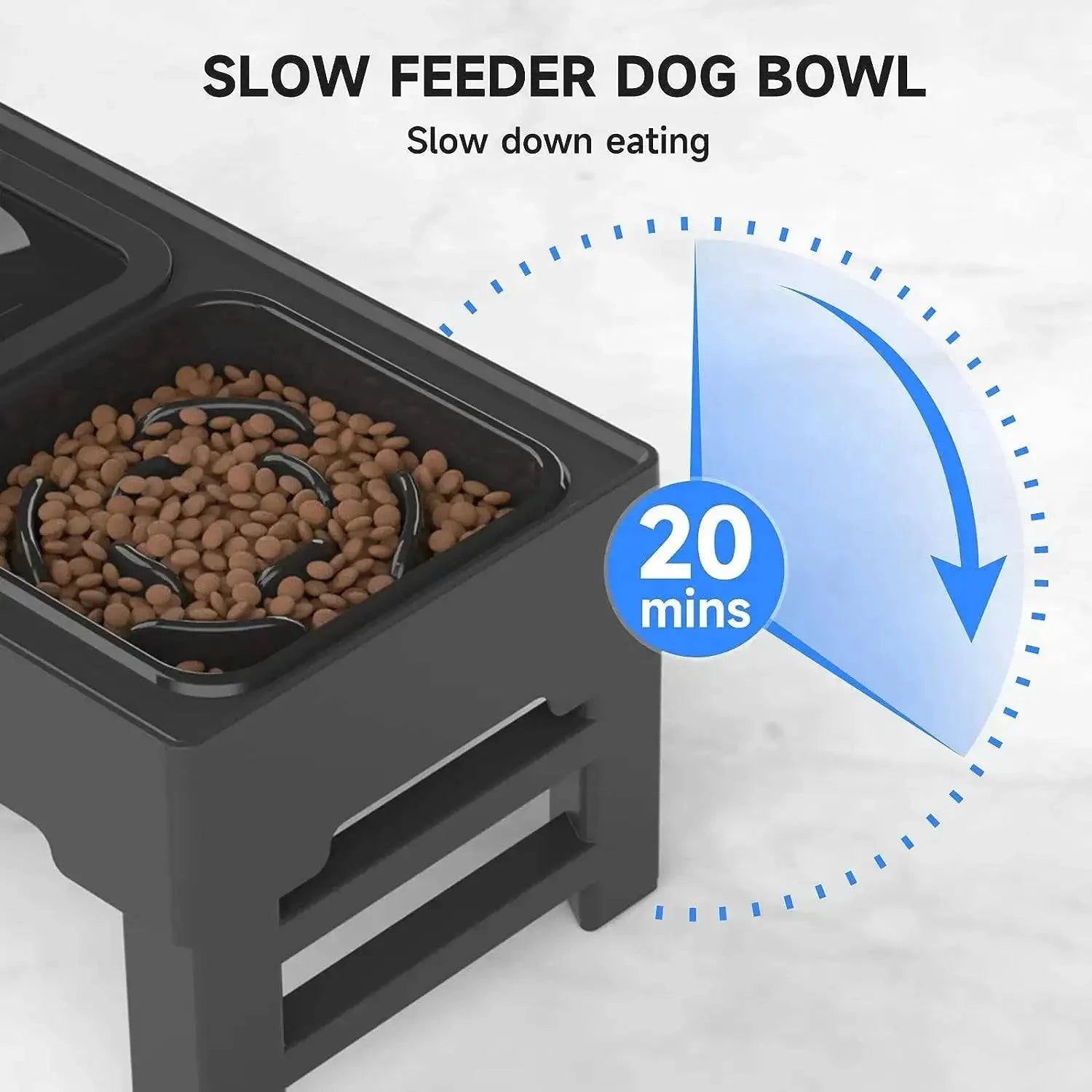 Bol Réglable pour Nourriture et Eau chien - UNIVERS ANIMALS