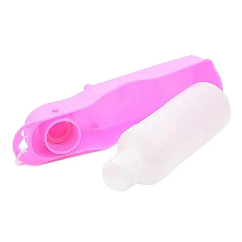 Gourde à eau pour chien avec bol intégré - UNIVERS ANIMALS
