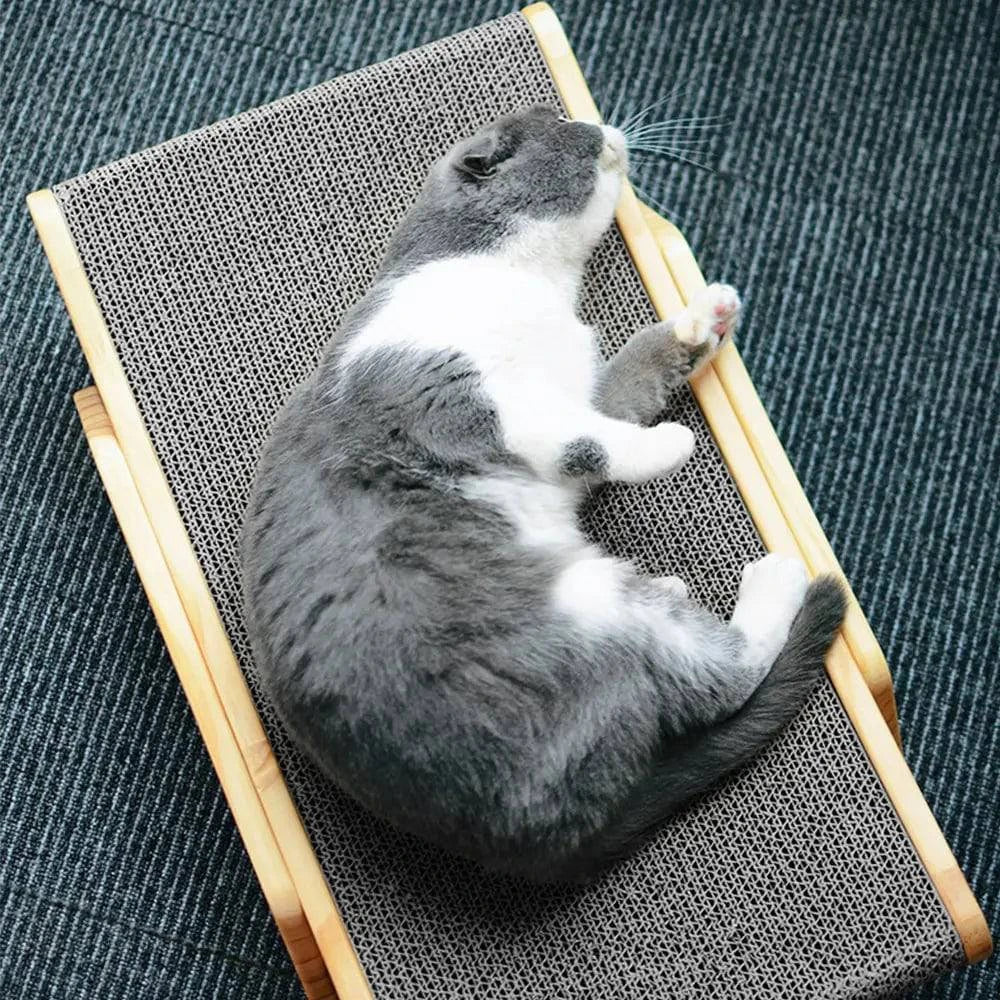 griffoir en bois élégant pour chat - UNIVERS ANIMALS