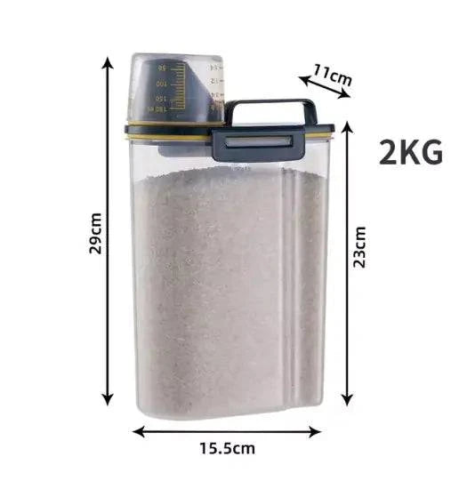 Conteneur de Rangement pour Nourriture Animale avec Dosette de Mesure - UNIVERS ANIMALS