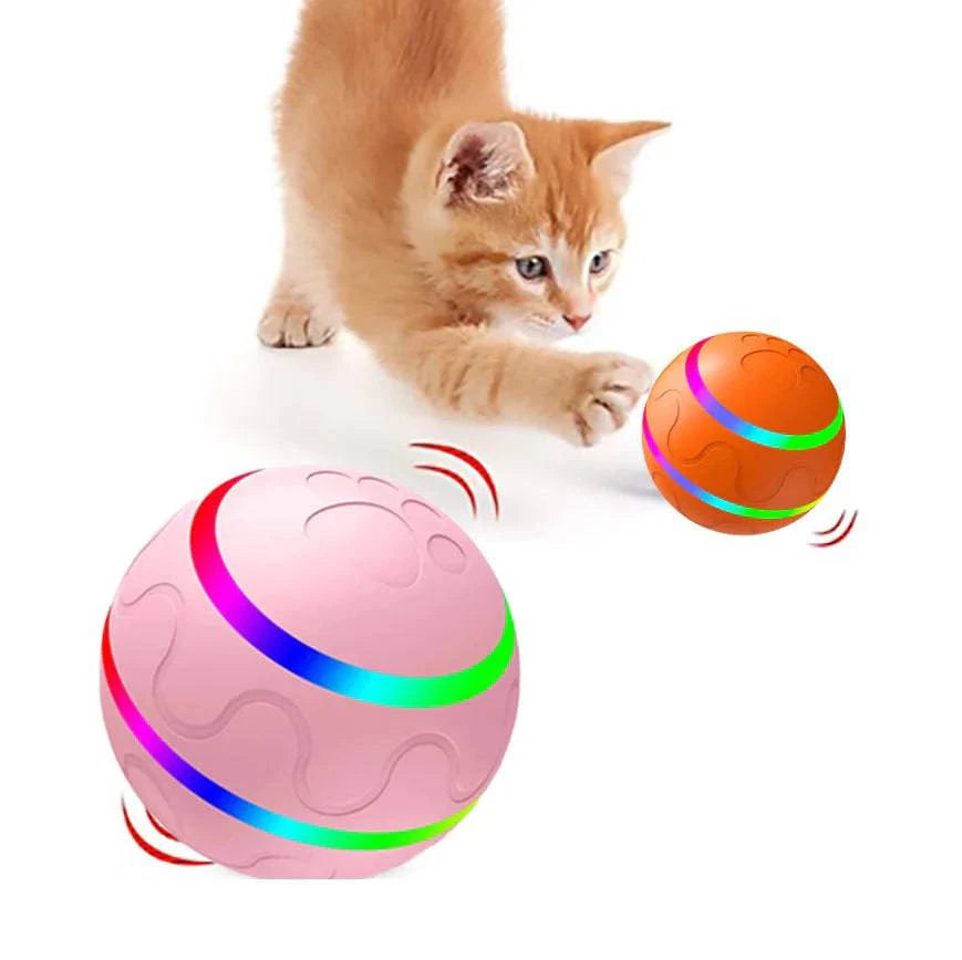 Balle Intelligente Rotative USB pour Chien et chat - Jouet Automatique et Interactif - UNIVERS ANIMALS