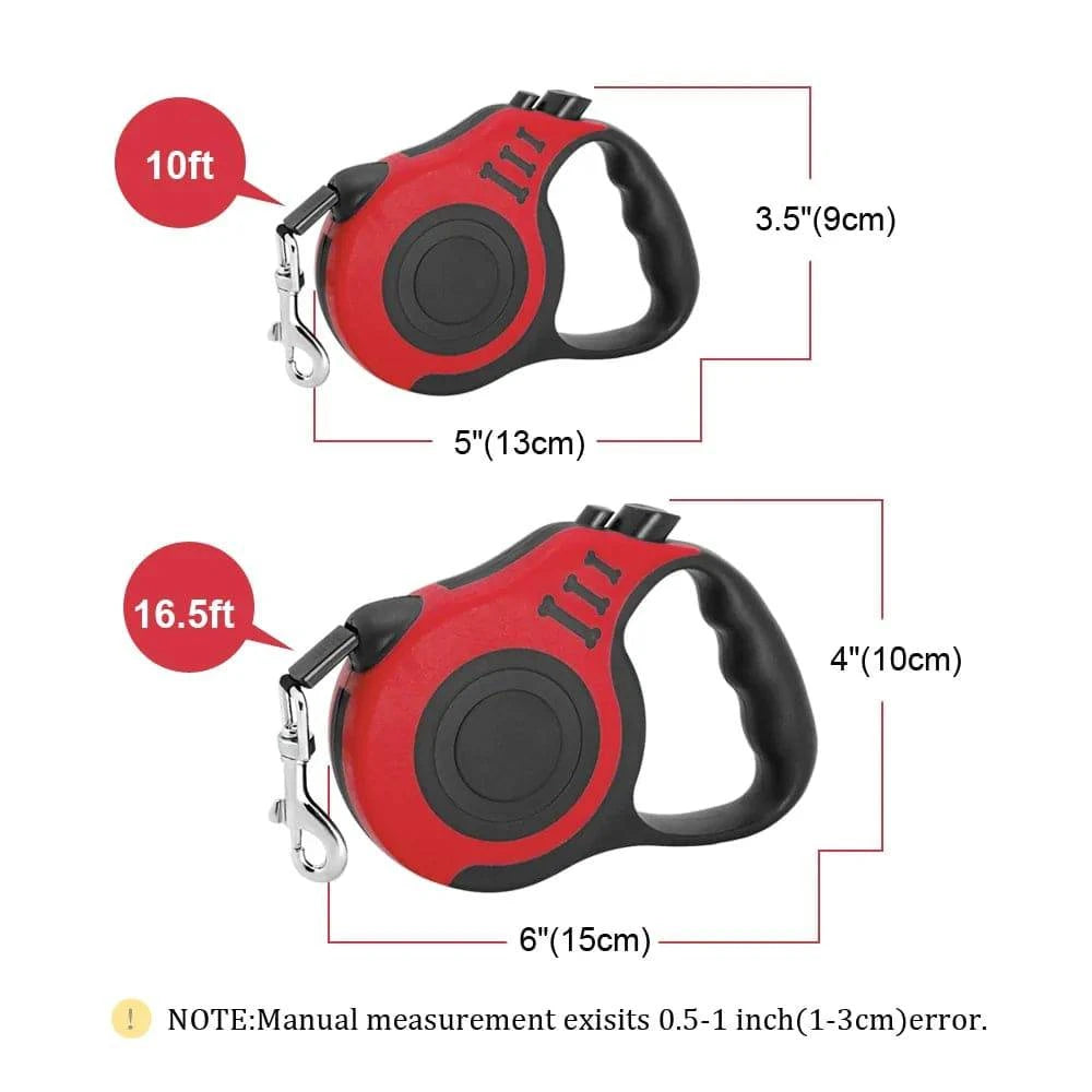 Laisse rétractable automatique pour chien - UNIVERS ANIMALS