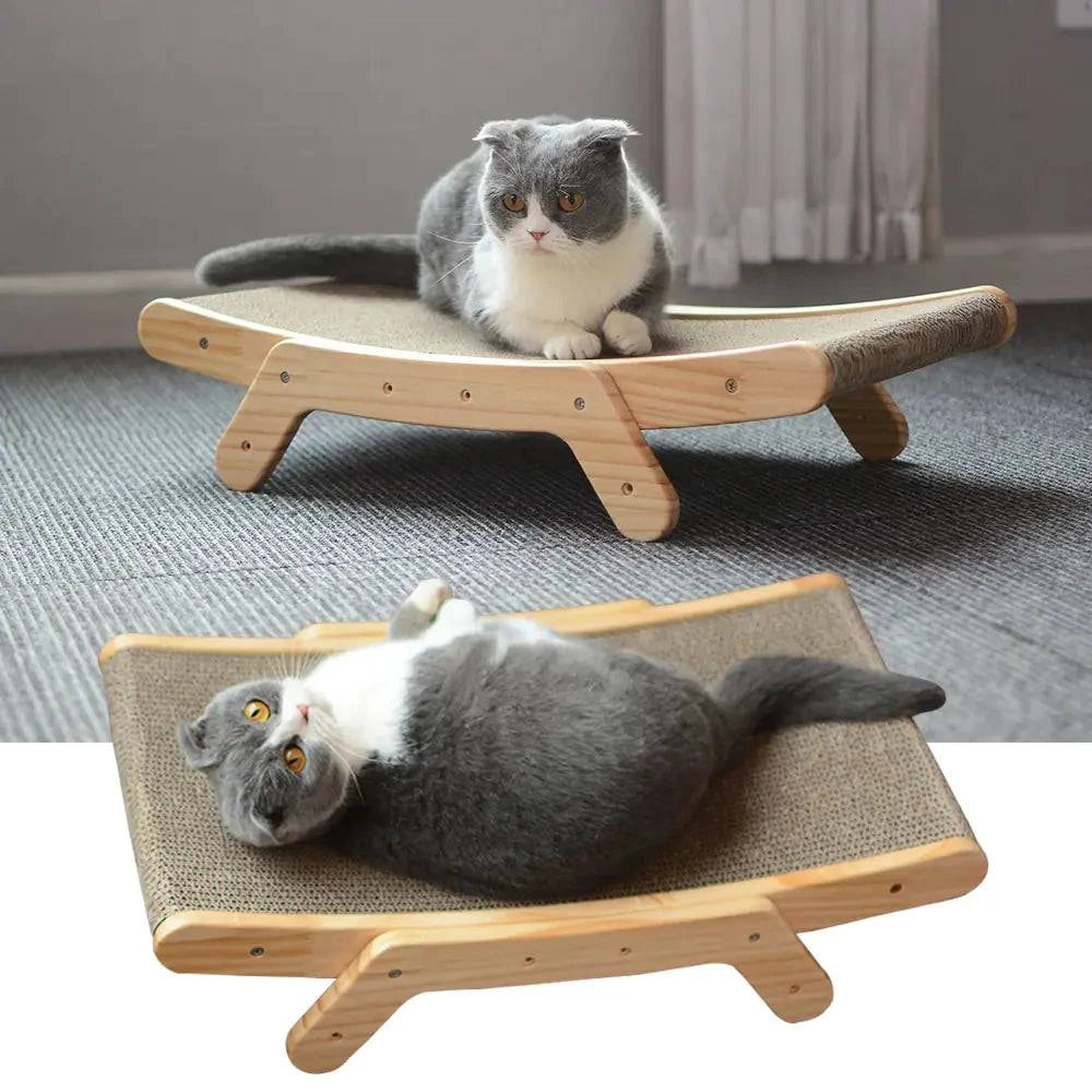 griffoir en bois élégant pour chat - UNIVERS ANIMALS